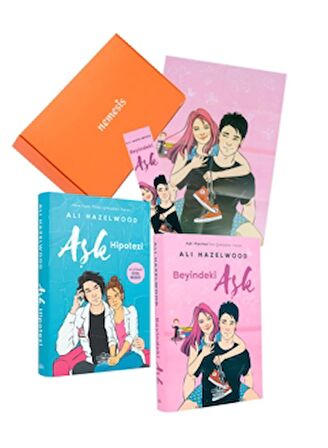 Ali Hazelwood 2 Kitap Set - Beyindeki Aşk - Aşk Hipotezi Özel Baskılı Özel Kutulu