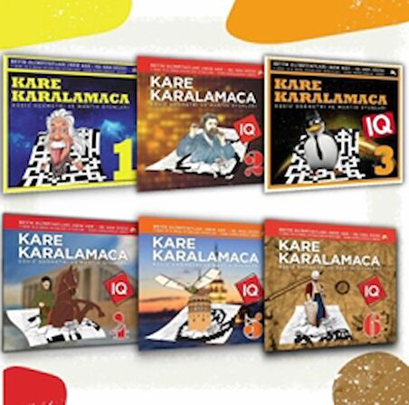 Kare Karalamaca Seti 1 - 7' den 70' e Akıl ve Mantık Oyunları