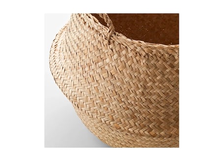 IKEA FLÅDIS sepet, deniz sazı, 25 cm 