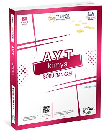 Üçdörtbeş Yayınları Ayt Kimya Soru Bankası