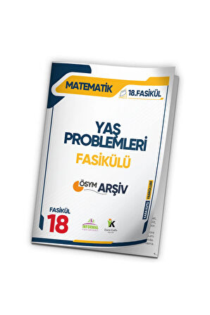 2025 ALES Matematik Yaş Problemleri ÖSYM Çıkmış Soru Bankası Modüler Set Çözümlü 18.Fasikülü