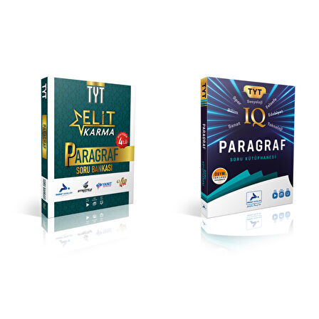 Paraf Yayınları IQ & Elit Karma Paragraf Soru Bankaları