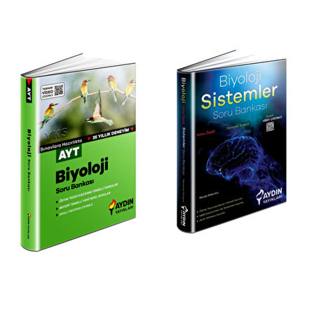 AYT Biyoloji & Sistemler Soru Bankaları