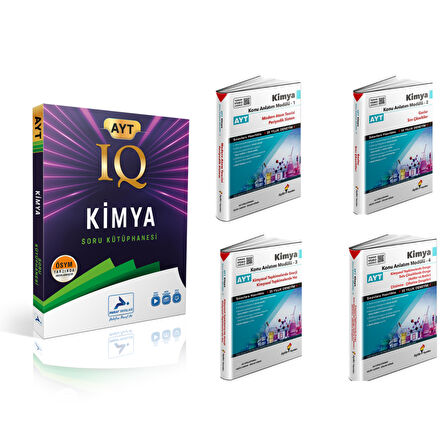 Paraf Yayınları AYT  IQ Kimya  Soru Bankası  & AYT Kimya (1,2,3,4) Modülleri