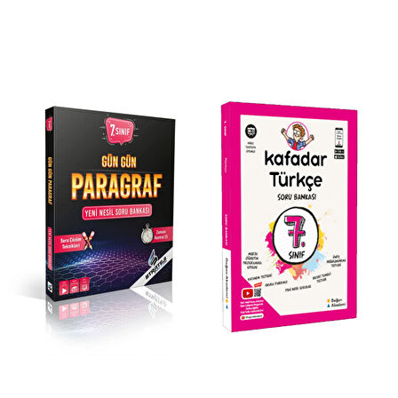 Oksijen Yayınları  7.sınıf Paragraf & Kafadar Türkçe  Soru  Bankaları