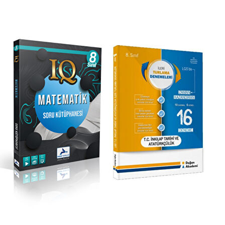 Paraf Yayınları Iq 8.sınıf Matematik & İnkilap Tarihi Ve Atatürkçülük Deneme
