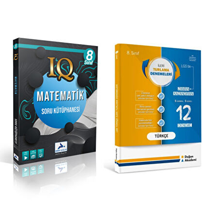 Paraf Yayınları Iq 8.sınıf Matematik &  Türkçe Deneme