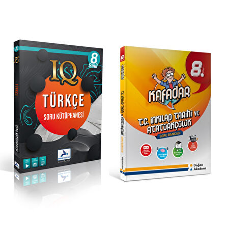 Paraf Yayınları Iq 8.sınıf Türkçe  &  Kafadar İnkilap Tarihi  Ve Atatürkçülük