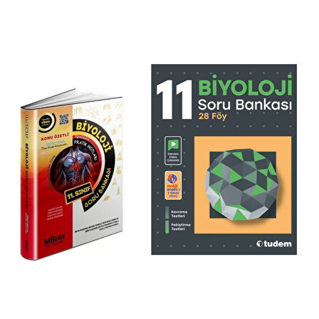 11.sınıf Biyoloji & Tudem 11.sınıf Biyoloji Soru Bankası