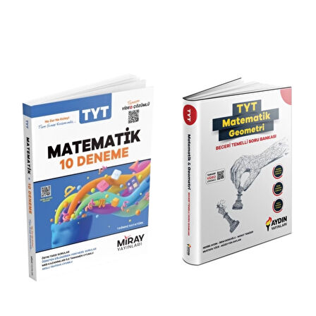 Matematik 10 Deneme & Aydın Yayınları Tyt Matematik Geometri Beceri Temelli Soru Ban