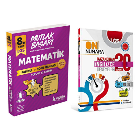 8.sınıf Mutlak Başarı Matematik Fasikül & Doğan Akademi Lgs On Numara Kazandıran İngi