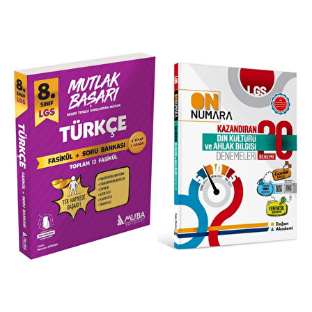 8.sınıf Mutlak Başarı Türkçe Fasikül & Doğan Akademi Lgs On Numara Kazandıran Din Kül