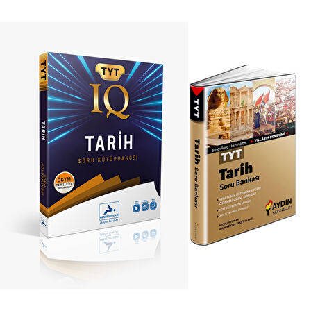 Paraf Yayınları Iq Tyt Tarih Soru Kütüphanesi & Aydın Yayınları Tyt Tarih Soru Bankası