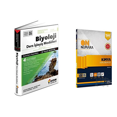 Tyt-ayt Biyoloji Ders İş. Mod. & On Numara Tyt Kimya Soru Ban.