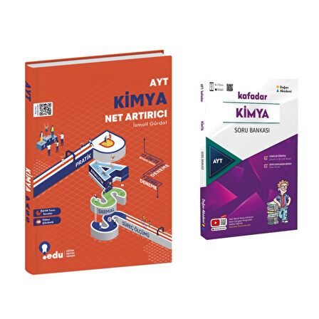 Edu Yayınları Ayt Kimya Net Artırıcı & Doğan Akademi Kafadar Kimya Soru Ban.