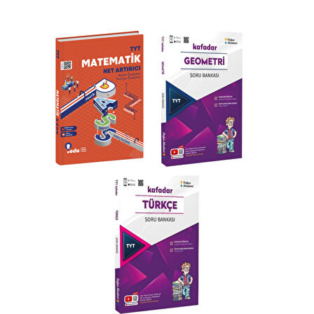 Edu Yayınları Tyt Matematik Net Artırıcı & Geometri Ve Türkçe Soru Ban.