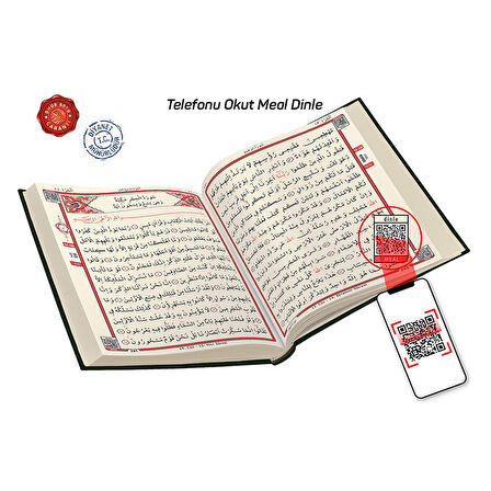 Merve Yayınları Kur'an-I Kerim Bilgisayar Hatlı Mühürlü (Rahle Boy)