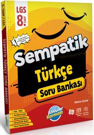 8. Sınıf Sempatik Türkçe Soru Bankası Ünlüler Karması