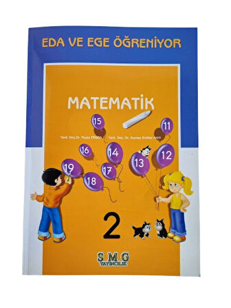 Eda ve Ege Öğreniyor Matematik 2  (10-20) Zor Matematik (64 sf) okul öncesi aktivite ve etkinlik kitabı