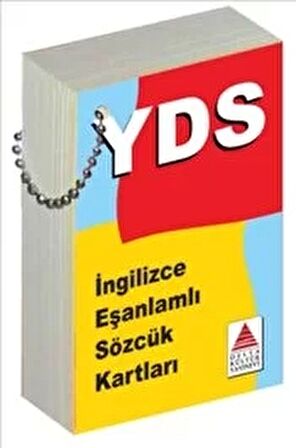 YDS İngilizce Eş Anlamlı Sözcük Kartları