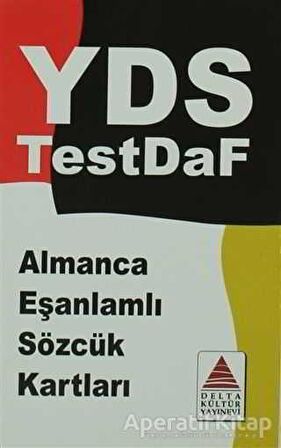 YDS Almanca Eş Anlamlı Sözcük Kartları