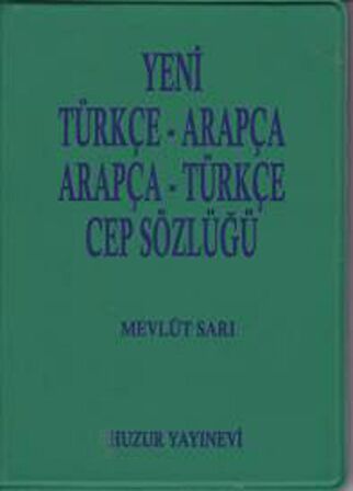 Arapça-Türkçe Cep Sözlüğü (Mavi Kapak)