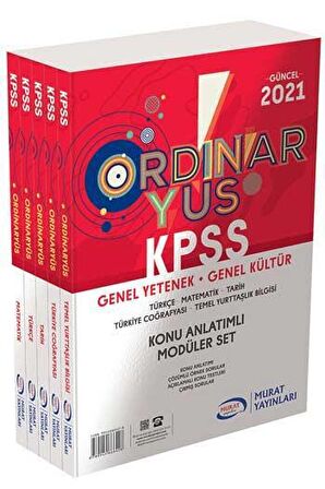 2022 KPSS Lisans Genel Yetenek Genel Kültür Konu Anlatımlı Modüler Set (5 Kitap Takım)