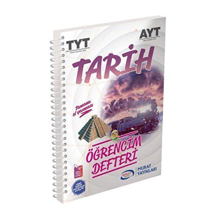 TYT-AYT Tarih Öğrencim Defteri Murat Yayınları