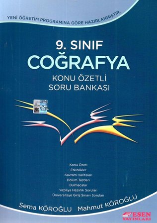 ESEN 9.SINIF COĞRAFYA KONU ÖZETLİ SORU BANKASI