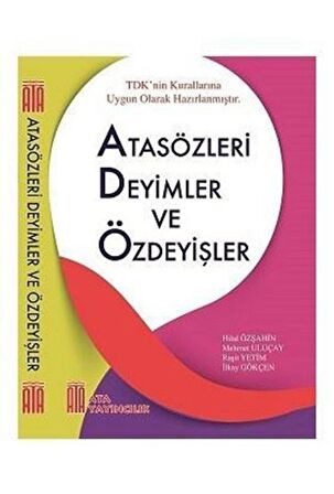 Atasözleri Deyim Ve Özdeyişler