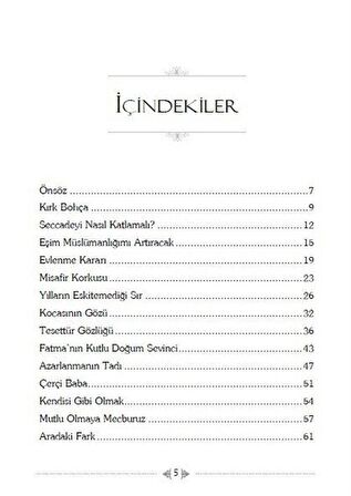 Hayat Dersleri - Kırk Bohça