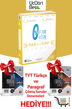 345-Paragraf Sıfır Risk 2 Adet Deneme Hediyeli!