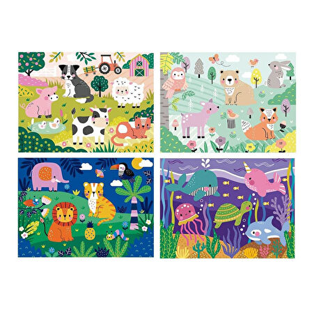 My 4 progressive jigsaw puzzles