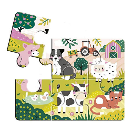 My 4 progressive jigsaw puzzles