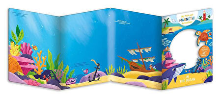 Auzou My Fold-Out Magnetic Adventure - In The Ocean