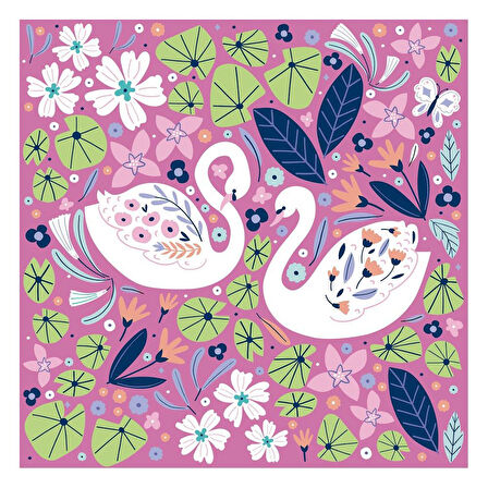 Parıltılı Sanat Seti | 600 Renkli Pul ile Işıltılı Tablolar Yap