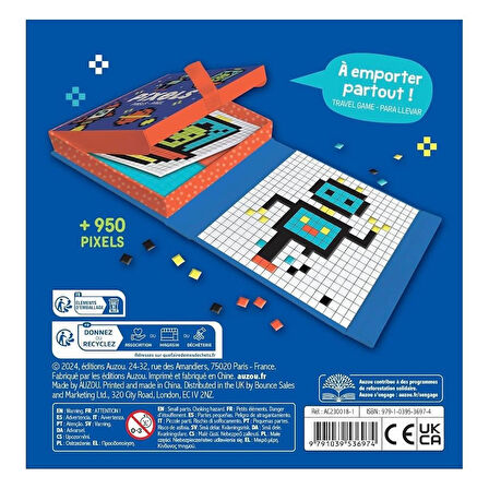 Manyetik Piksel Oyunu – Taşınabilir DIY Set