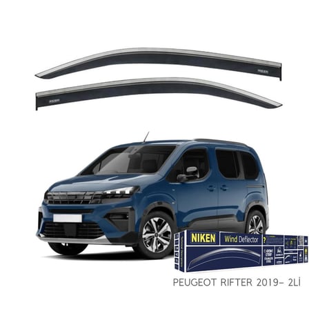 Peugeot Rifter Niken Kromlu Cam Rüzgarlığı 2li Set 2019 ve Üstü