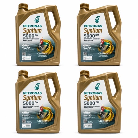 PETRONAS MOTOR YAĞI SYNTIUM 5000 DM 5W-30 4 X 5 Litre