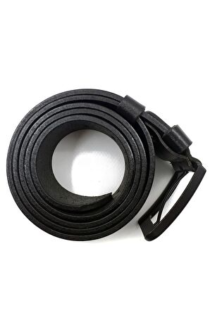 %100 Hakiki Deri Erkek Kot Pantolon Kemeri ( Siyah )