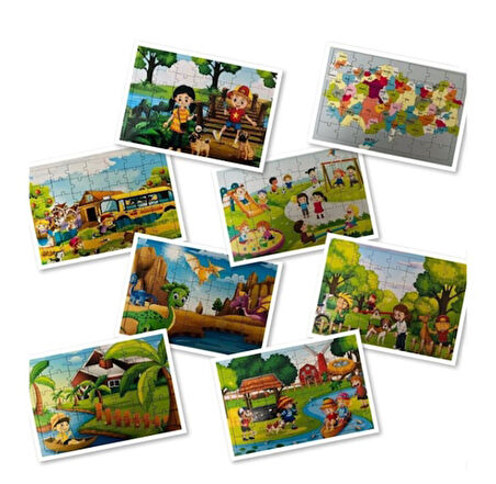 Yıldız Puzzle A3 72 Parça 28X38cm Kaışık yap boz - 3 adet