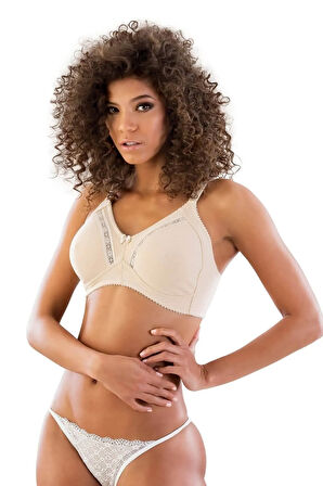 Kadın Ten Koton Toparlayıcı Sütyen