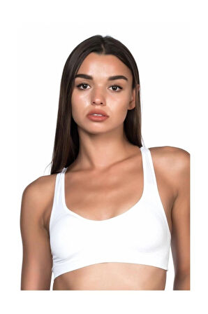 Büstiyer 4025 Kadın Seamless Pedli Sporcu Toparlayıcı Sütyen