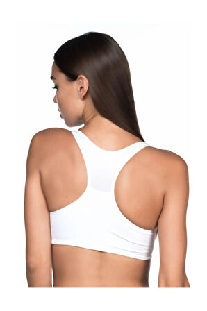 Büstiyer 4025 Kadın Seamless Pedli Sporcu Toparlayıcı Sütyen