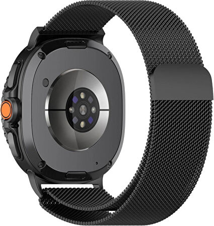 Galaxy Watch 8 / Watch 8 Classic (40 mm / 44 mm / 46 mm) Uyumlu Manyetik Milanese Mesh Hasır Paslanmaz Çelik Kordon – Unisex