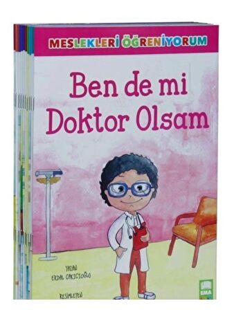 Ema - Meslekleri Öğreniyorum - 1.2.sınıf Büyük Boy 4 Farklı Hikaye