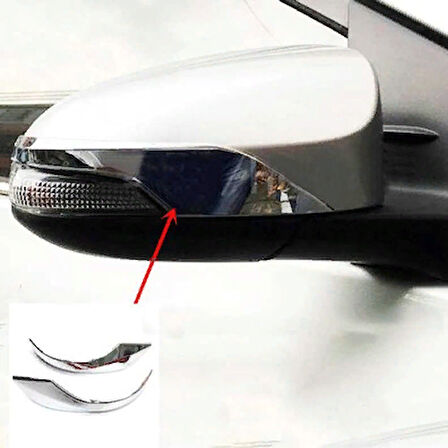 Toyota C-HR 2016-2019 Ayna Çıtası Nikelaj