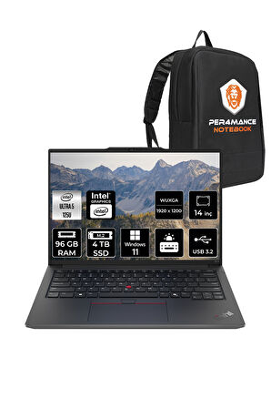 Lenovo ThinkPad E14 G6 Ultra 5 125U 96GB 4TB SSD 14'' WUXGA W11H Dizüstü Bilgisayar & PER4 ÇANTA