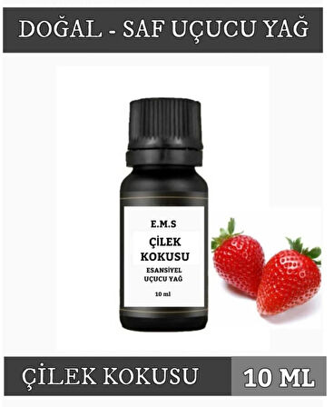 ÇİLEK Uçucu Yağ Buhurdanlık Esansı Oda Kokusu DİFÜZÖR Uçucu Esansiyel Yağ Buhur Yağı 10 ML.