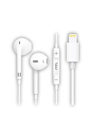 iPhone 13 mini Uyumlu Tak Çalıştır Stero Lightning Kulaklık MT-A291